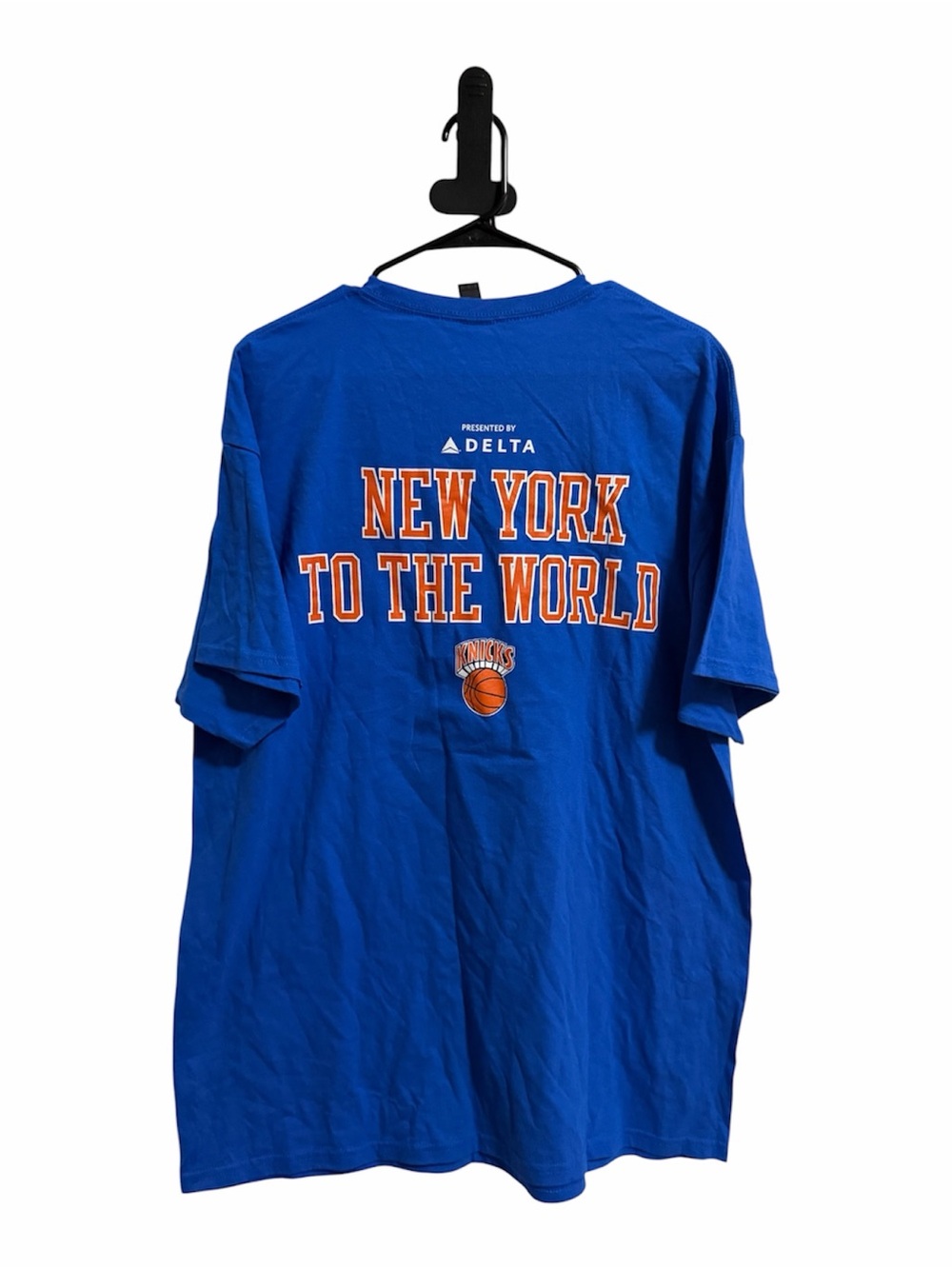New York Knicks x Kith Night Blue Retro Logo T-Shirt MSG XL 2025 - Picture 2 of 2